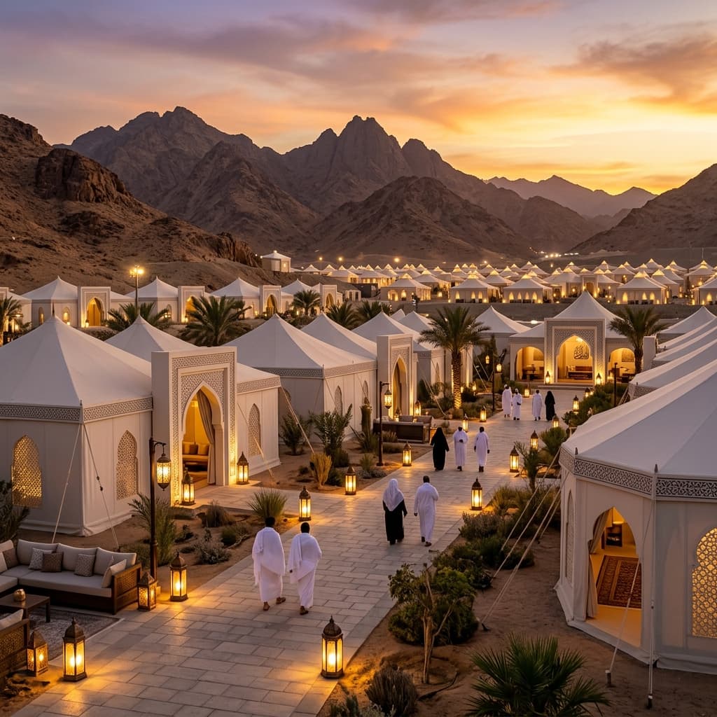 VIP Mina Luxury Camp Sanctuary during Hajj